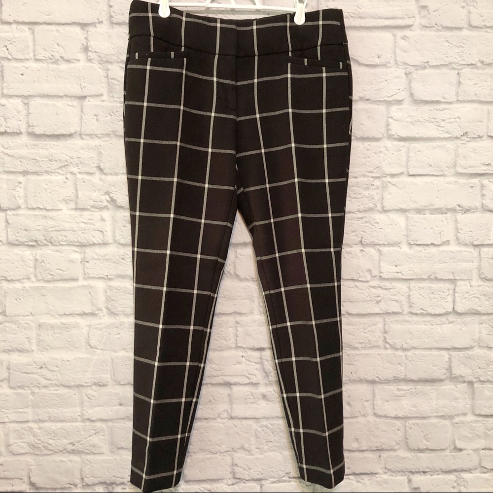 Loft Marisa skinny black/white windowpane …